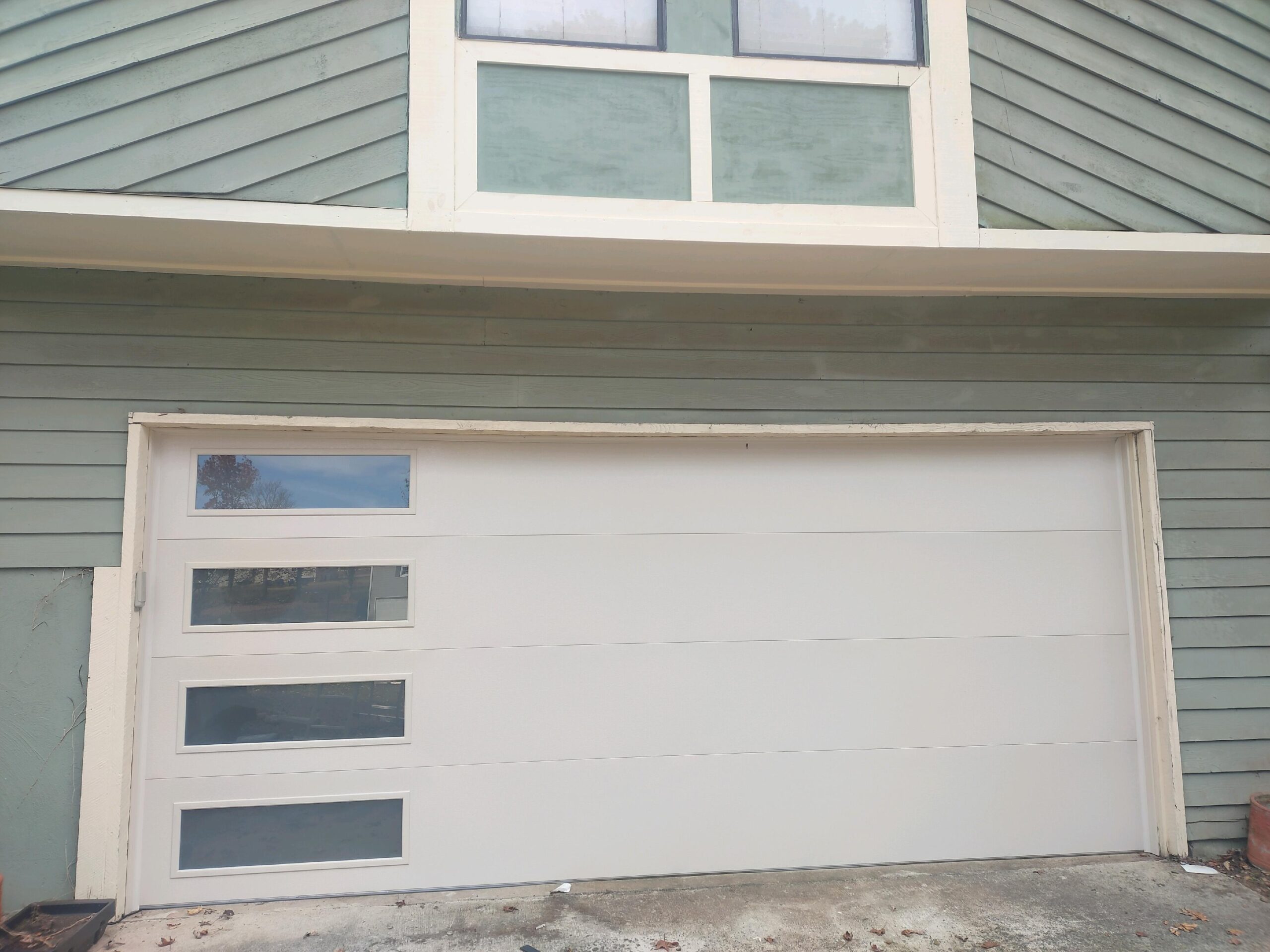 Garage door installation