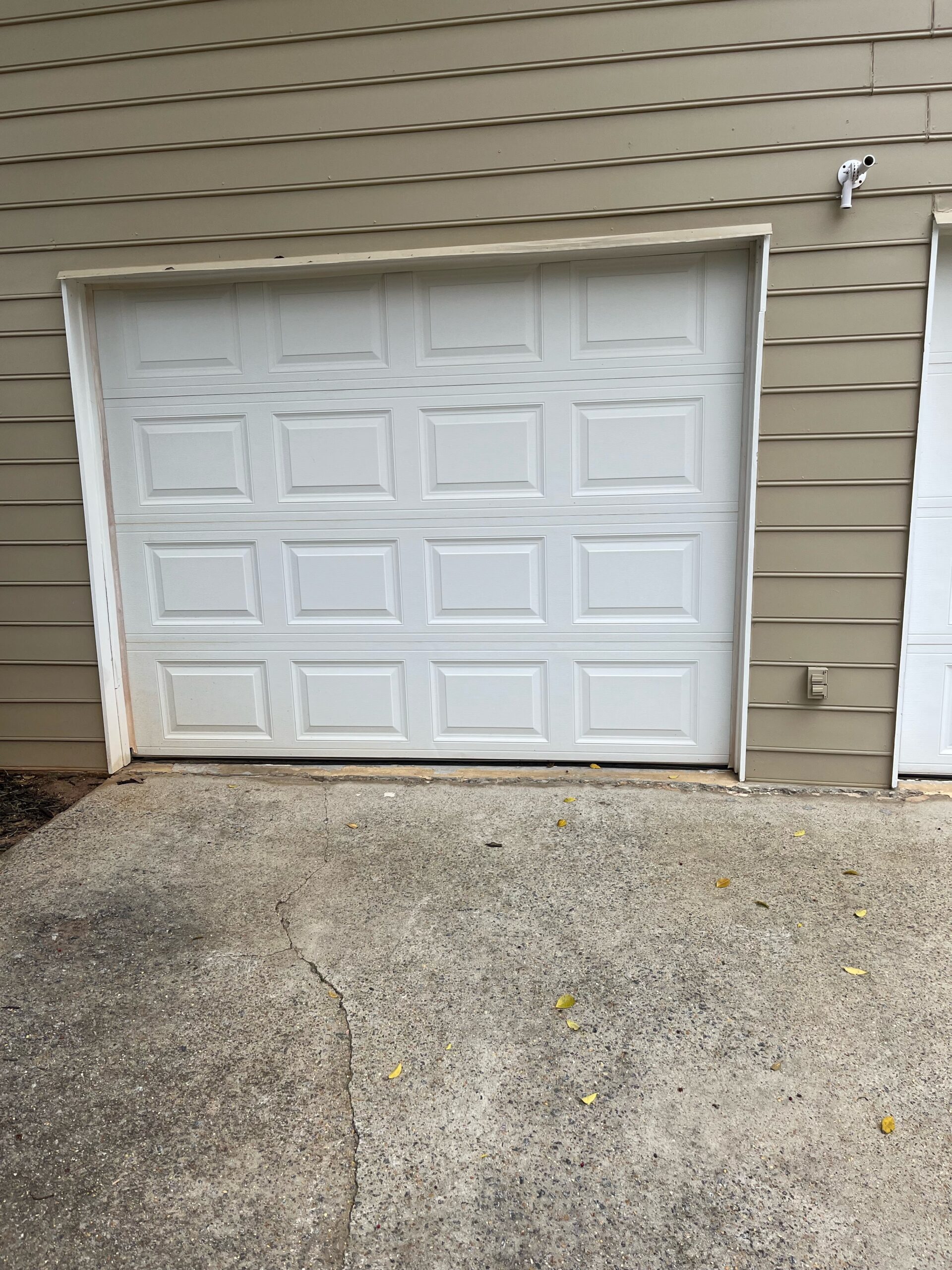 Raised panel garage door project