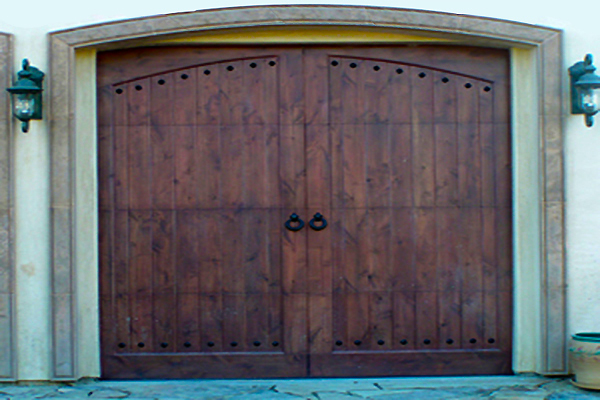 Wood garage door project