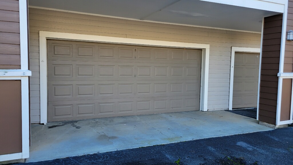 Raised panel garage door installation