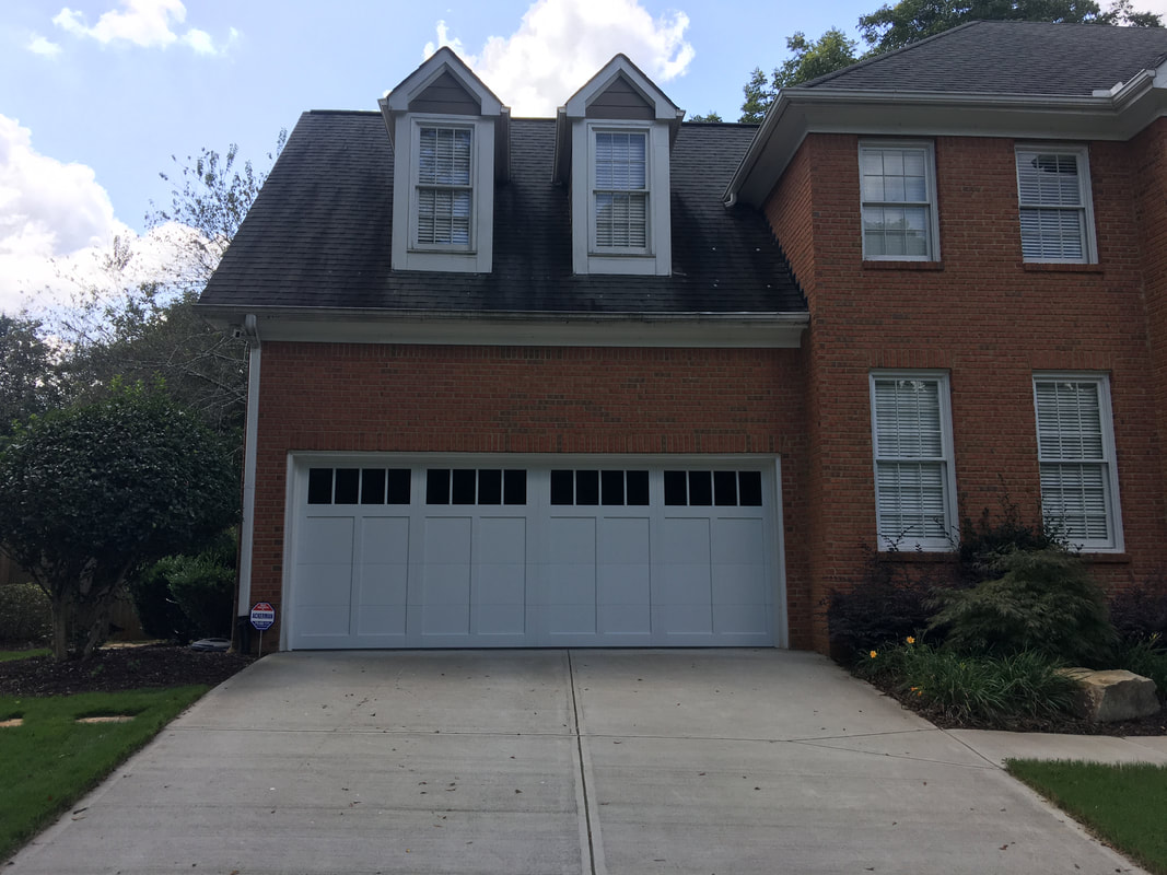 Custom carriage house overlay door