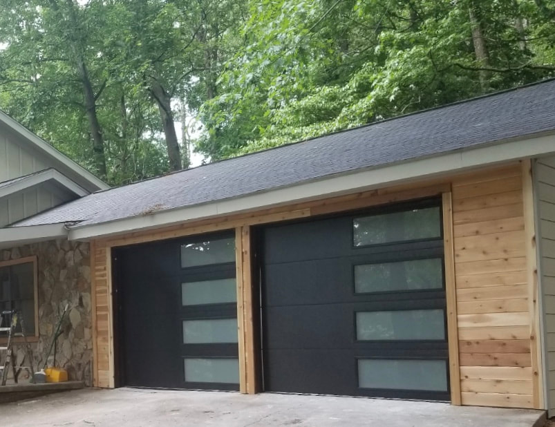 Garage door installation
